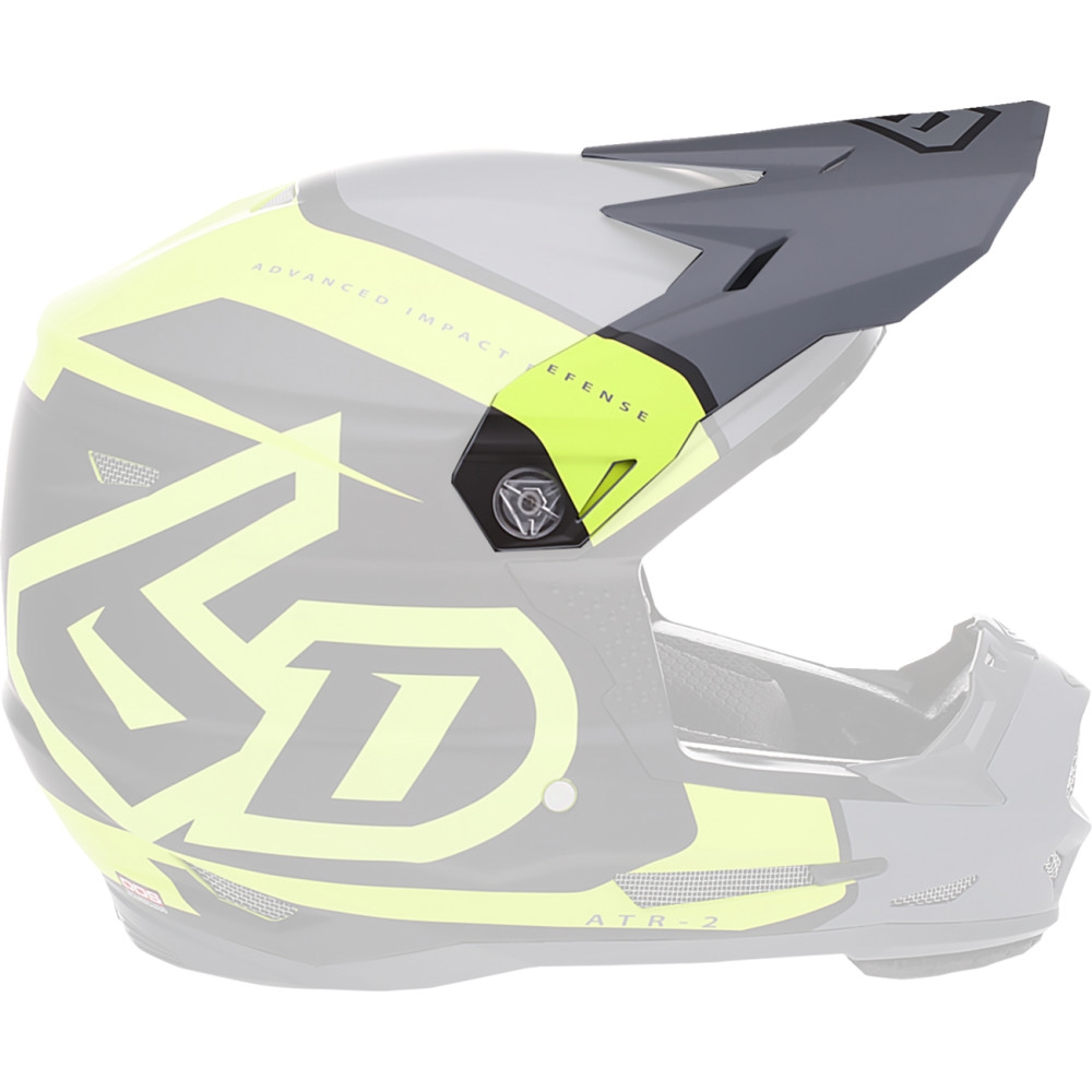 Replacement Visor for ATR-2 Torque Youth Helmets - Neon Yellow