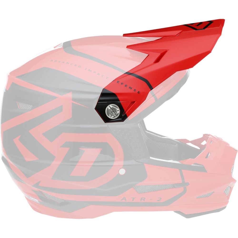 Replacement Visor for ATR-2 Range Helmets - Red