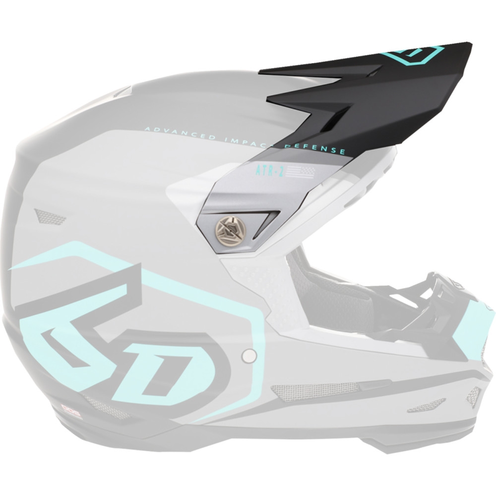 Replacement Visor for ATR-2 Delta Helmets - Teal