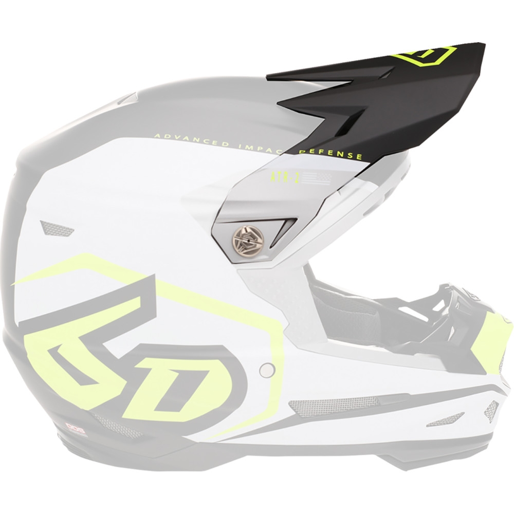 Replacement Visor for ATR-2 Delta Helmets - Neon Yellow
