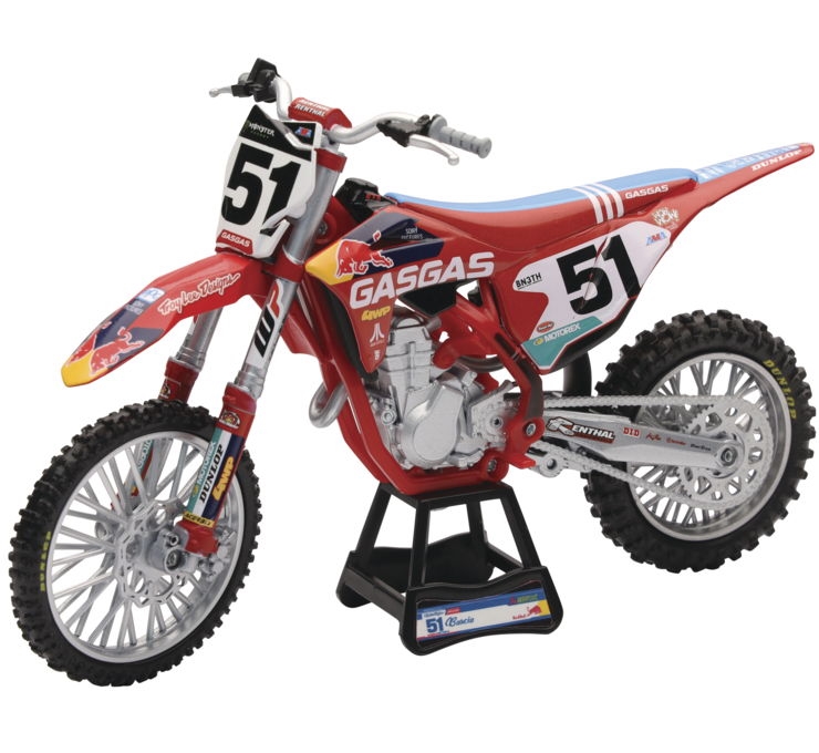 1:12 Scale Red Bull Gas Gas - MC 450F Justin Barcia