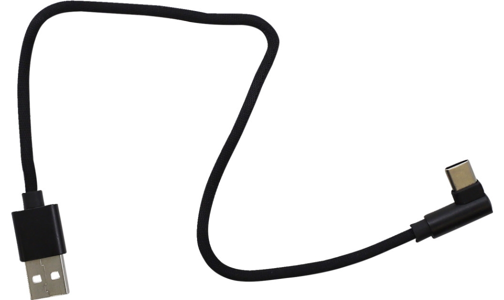 90deg. USB Phone Charging Cable - USB-C - 12in.