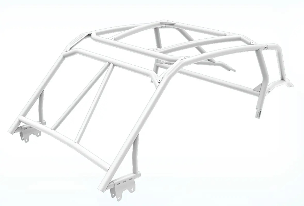 2-Seat V with Intrusion Cage - White