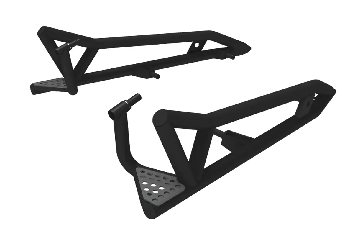 2-Seat Rock Sliders - Black