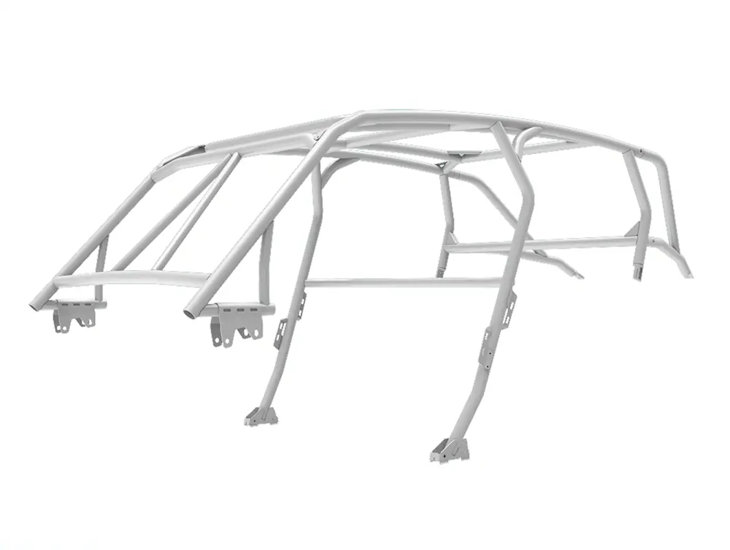 4-Seat V with Intrusion Cage - White