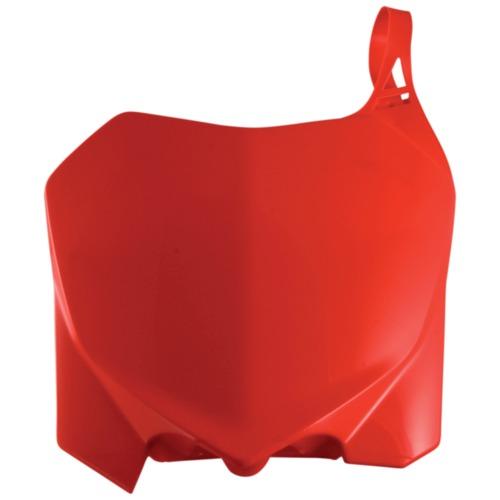 Front Number Plate - Red