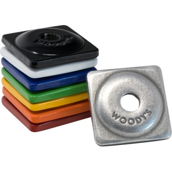 Square Digger Aluminum Support Plates - 5/16in. - Pink (48pk.)