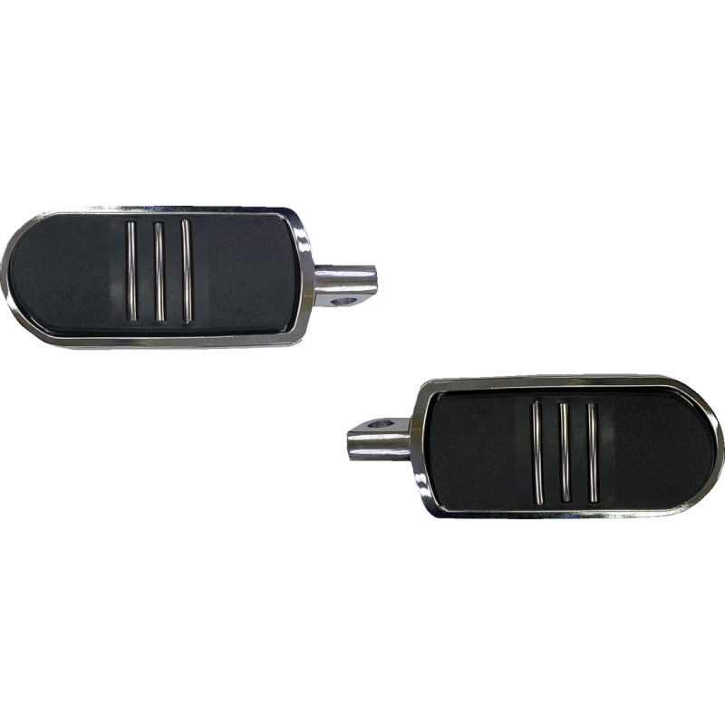 Sweeper Foot Pegs - Chrome - FX
