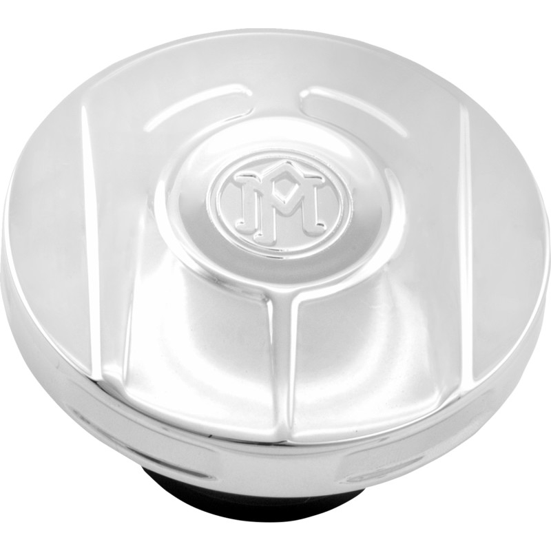 Scallop Custom Gas Cap - Chrome