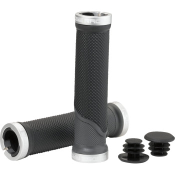 Bike Mountain Lock-On Grips - Black/Gray