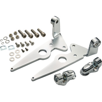 Driver Highway Peg Mount Kit - Chrome