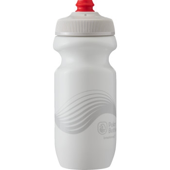 Wave Water Bottle - White - 20oz.
