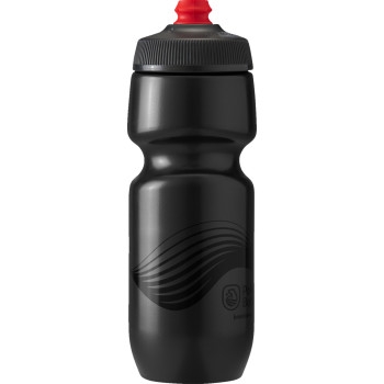 Wave Water Bottle - Black - 24oz.