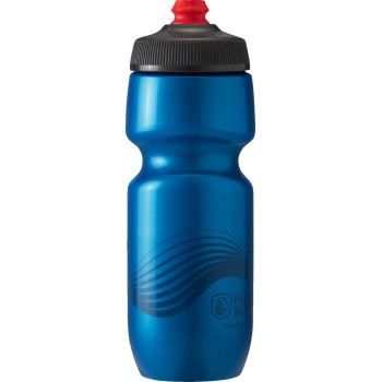 Wave Water Bottle - Blue - 24oz.