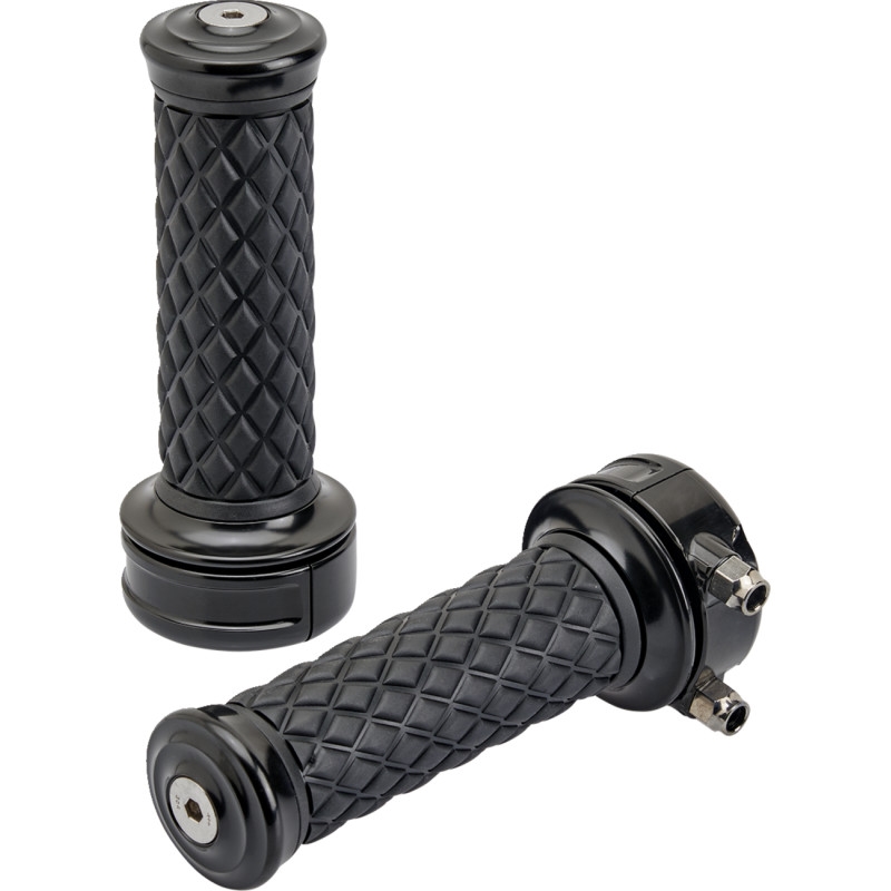 Alumicore Grips - Black Electroplate