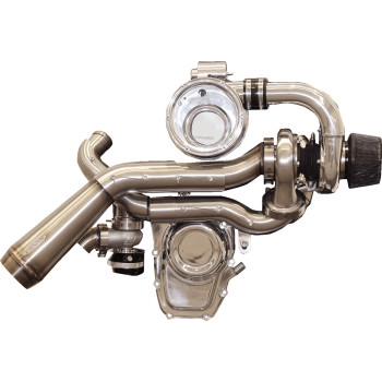 Tornado Turbo Performance Kit - Polished with Brushed Stainless Steel Exhaust