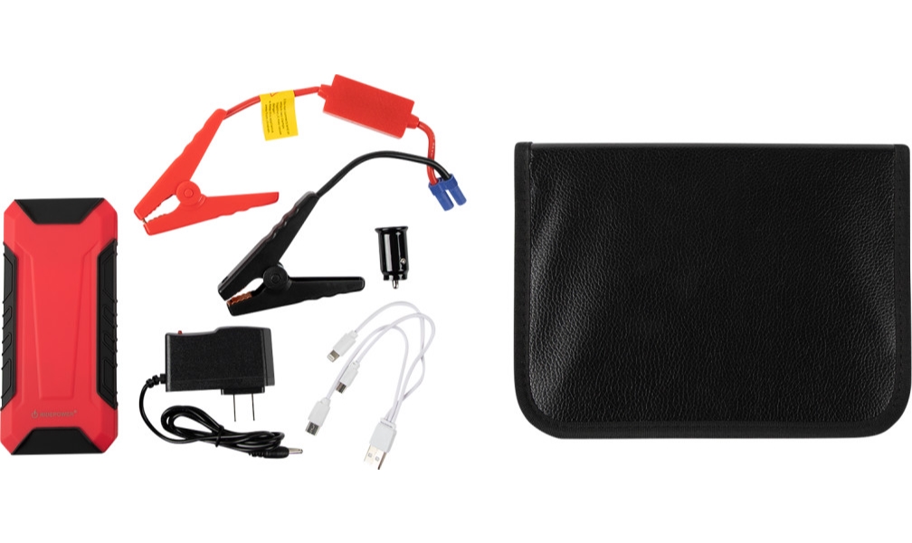 Portable Power Bank with Jump Start