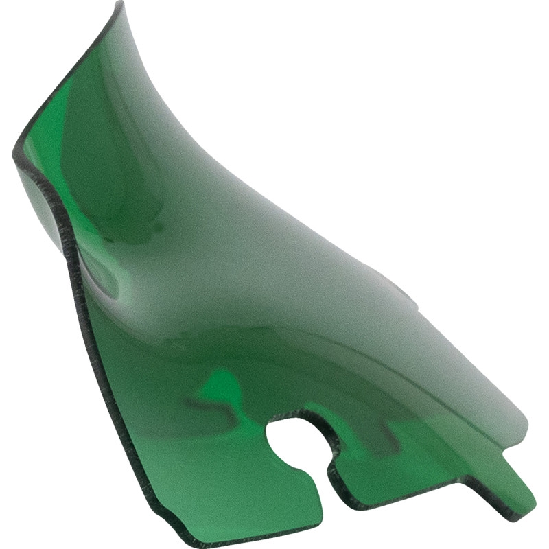 Kolor Flare Windshield - 4in. - Green