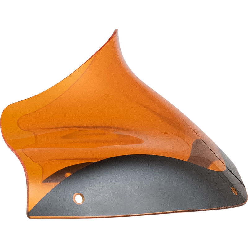Kolor Sport Flare Windshield - 8in. - Orange