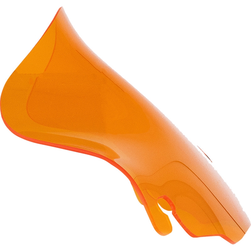 Kolor Sport Flare Windshield - 6.5in. - Orange