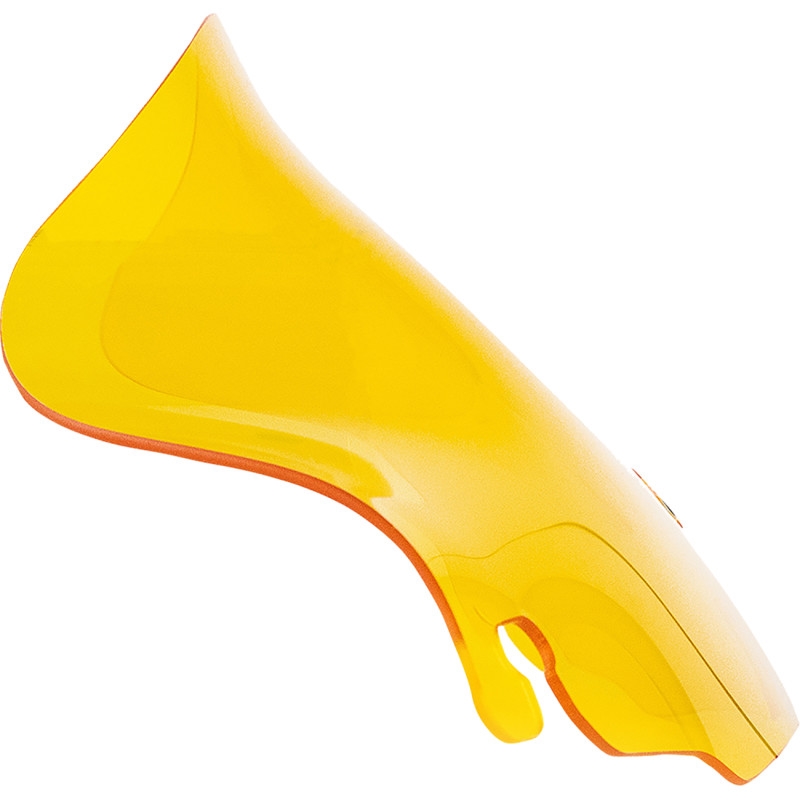 Kolor Sport Flare Windshield - 6.5in. - Yellow