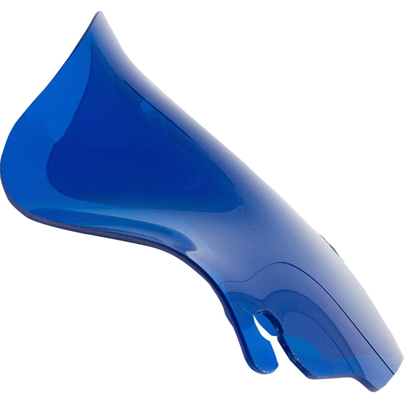 Kolor Sport Flare Windshield - 6.5in. - Blue