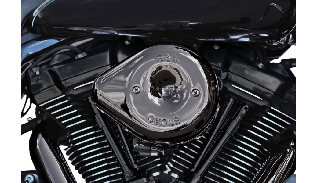 Stealth Air Cleaner Cover - Teardrop - Lava Chrome