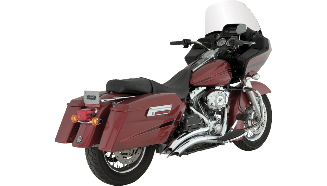 Big Radius 2-Into-2 Exhaust System - Chrome