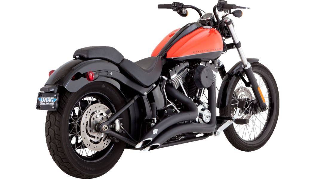 Big Radius 2-Into-2 Exhaust System - Black