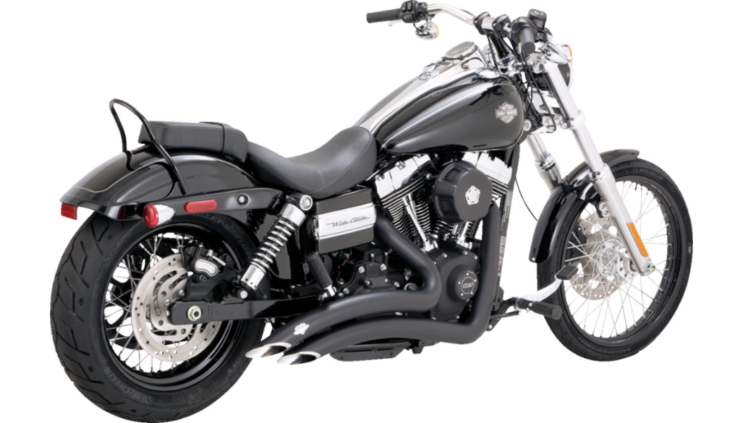 Big Radius 2-Into-2 Exhaust System - Matte Black
