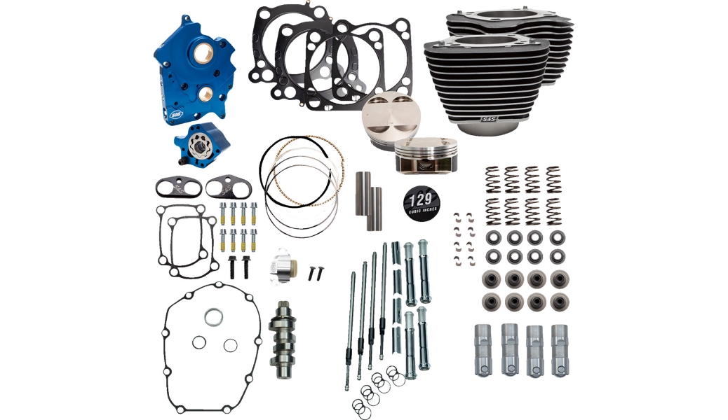 129in. Power Package Engine Performance Kit - Wrinkle Black