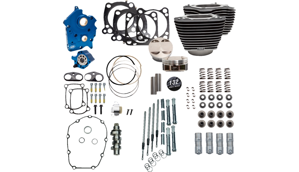 132in. Power Package Engine Performance Kit - Wrinkle Black