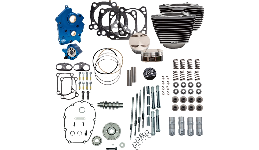 132in. Power Package Engine Performance Kit - Wrinkle Black