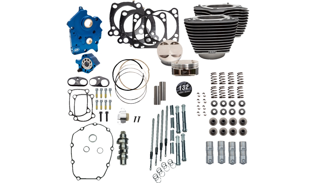 132in. Power Package Engine Performance Kit - Wrinkle Black