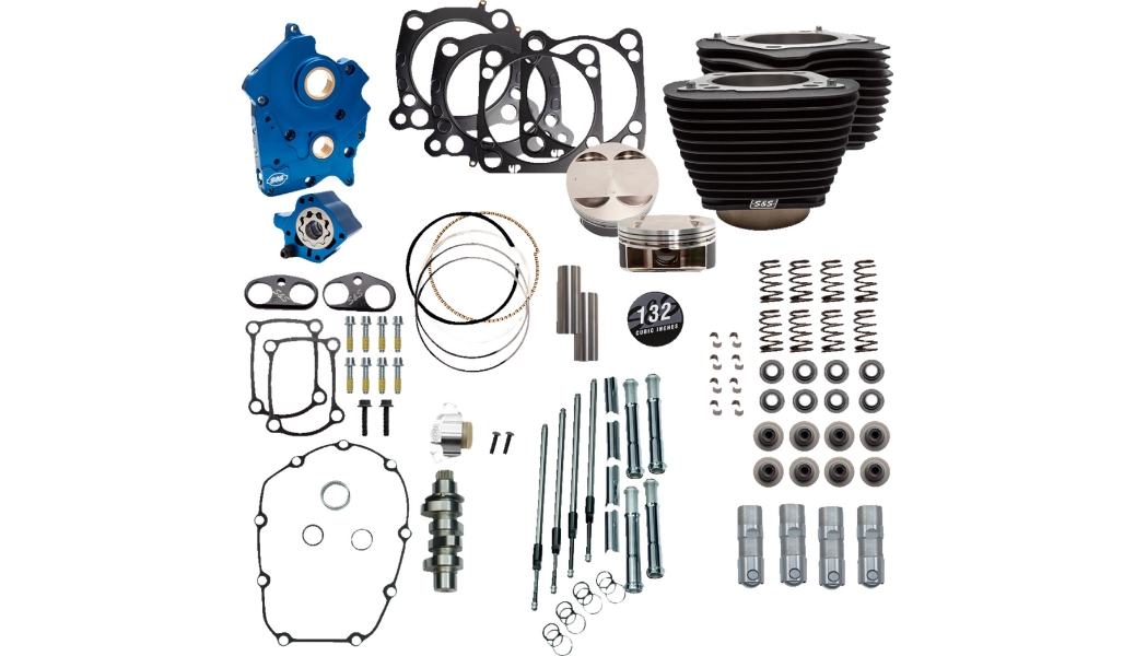 132in. Power Package Engine Performance Kit - Wrinkle Black
