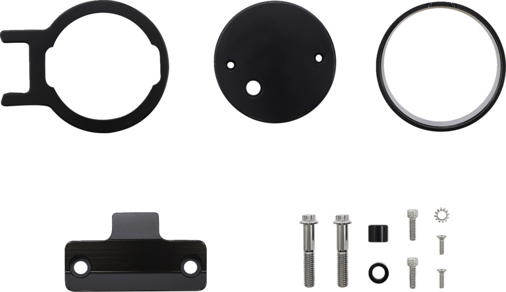 Gauge Housing - Single - Black Anodized