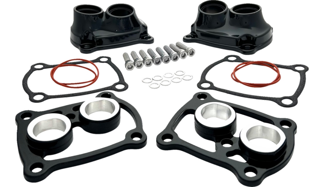 Tappet Cover - Tap-It-Right Kit - Gloss Black/Gloss Black