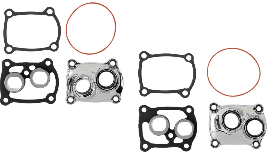 Tappet Cover - Tap-It-Right Kit - Chrome/Gloss Black