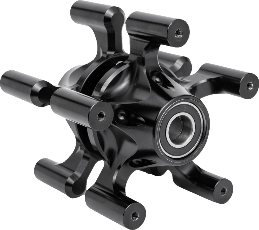 Spider Hub Kit for Front Wheels - Black Anodized