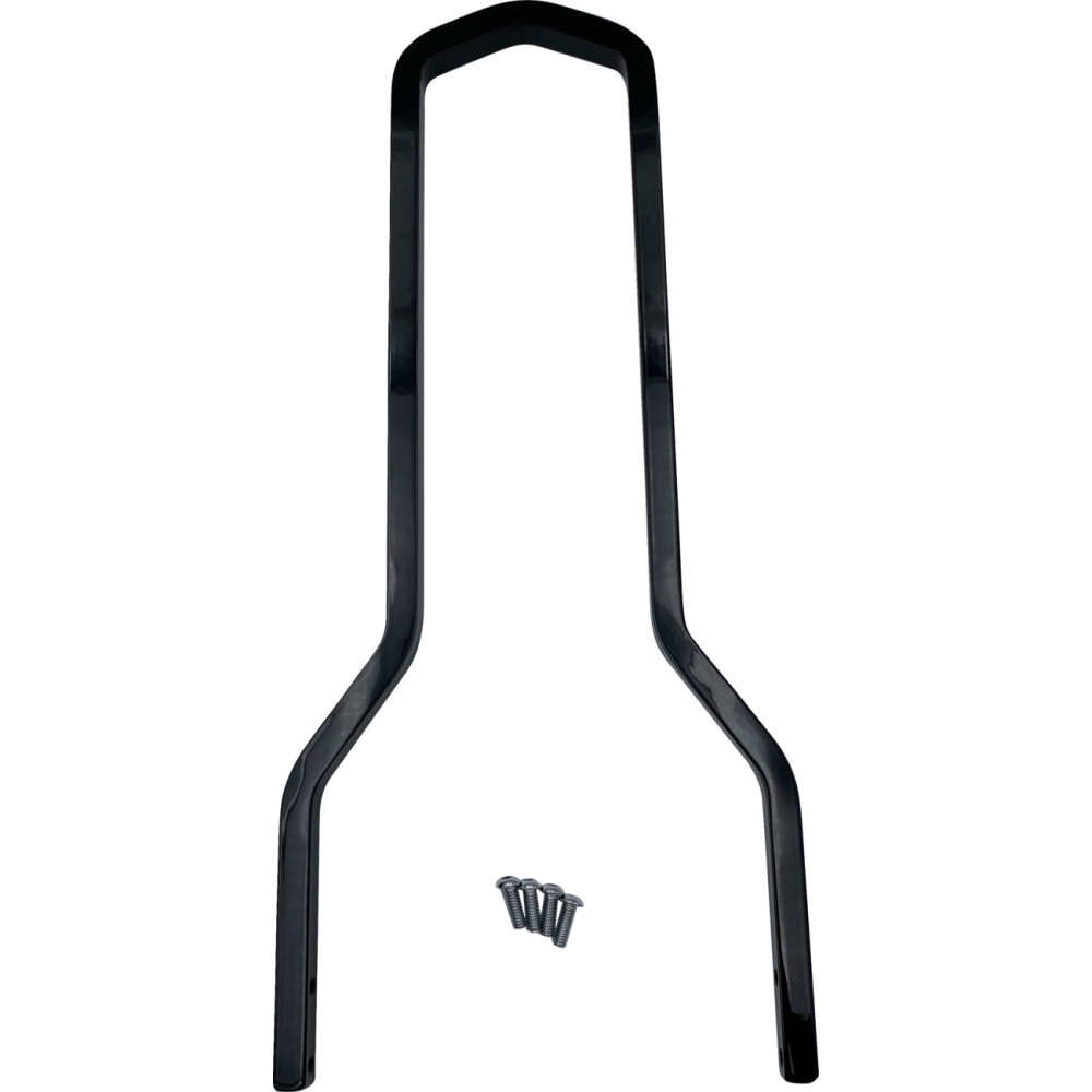 Square Sissy Bar - Tall - 10in. x 14.75in. - Black