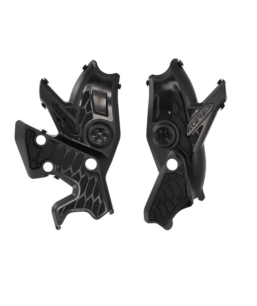 X-Grip Frame Protectors - Black/Black