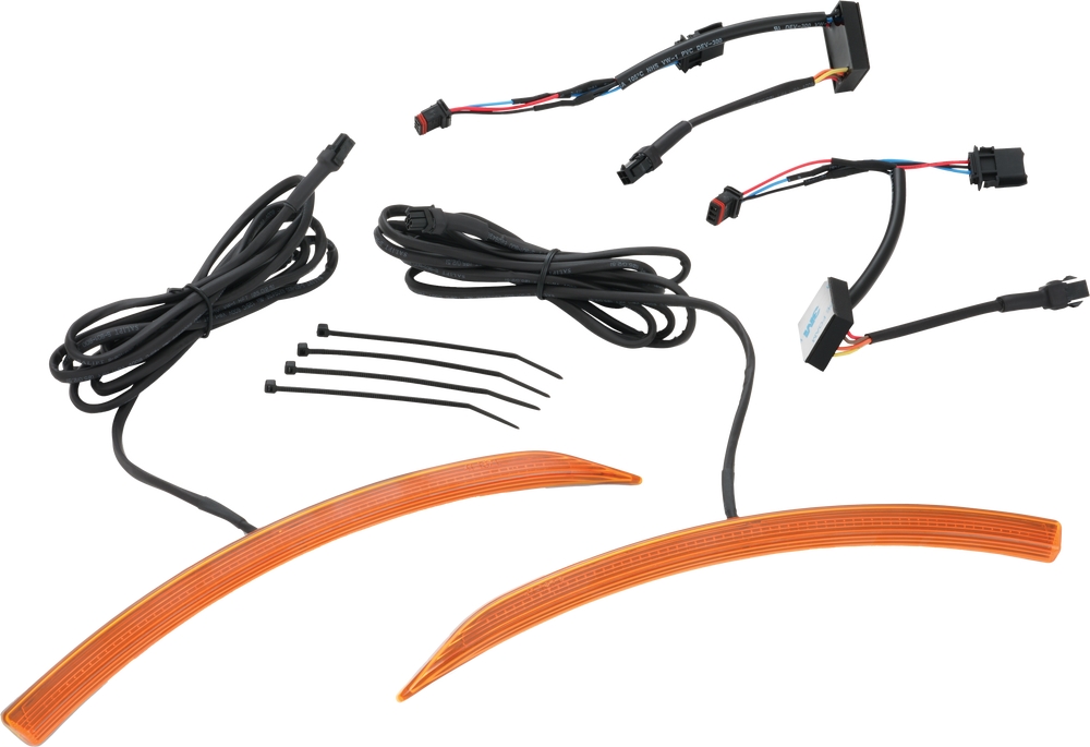 LED Slayer Front Fender Light - Amber Lens