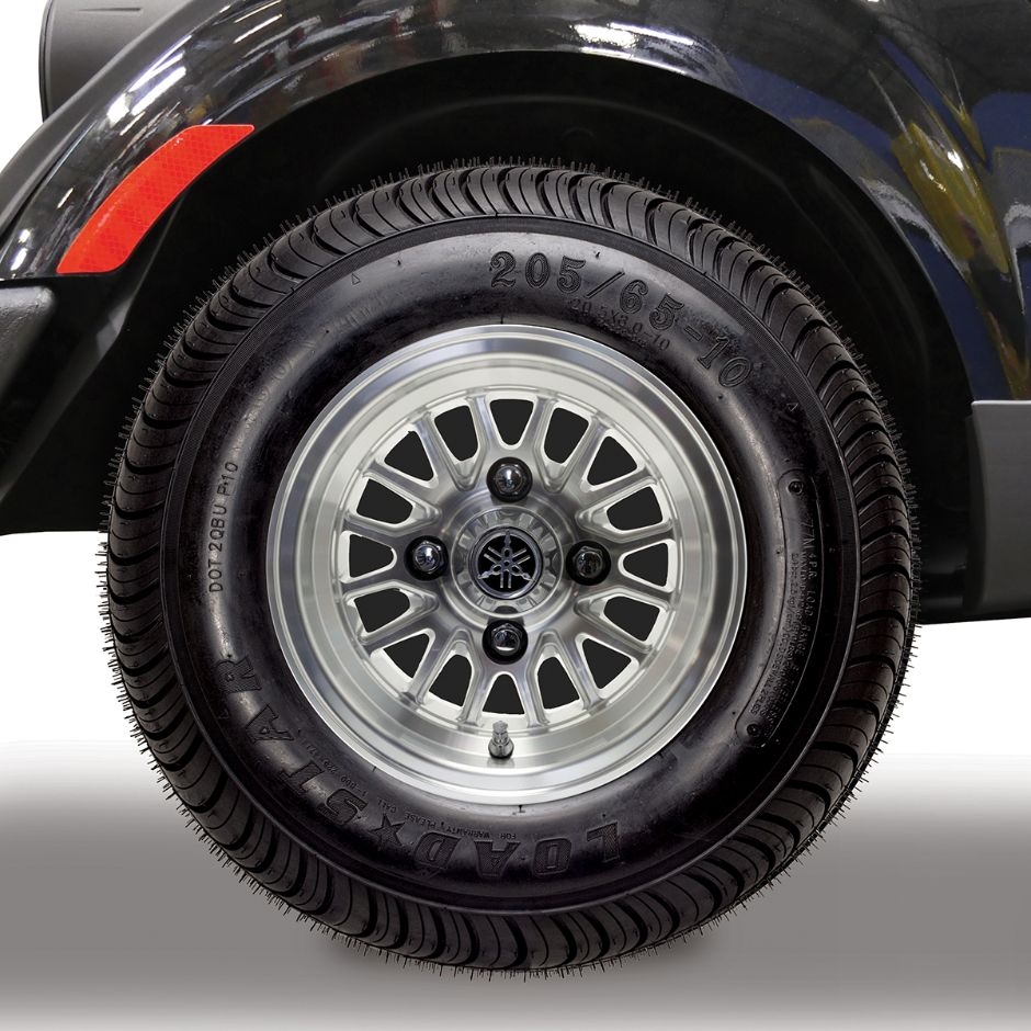 10in. 16-Spoke V-Series Wheel Assembly - Black