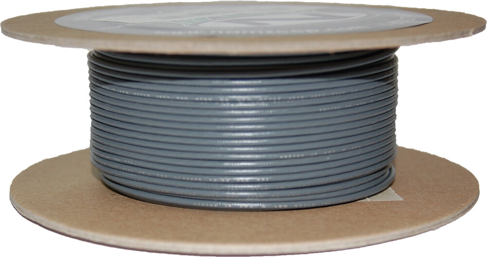 100-Foot OEM Color Wire Spool - 20 Gauge - Gray