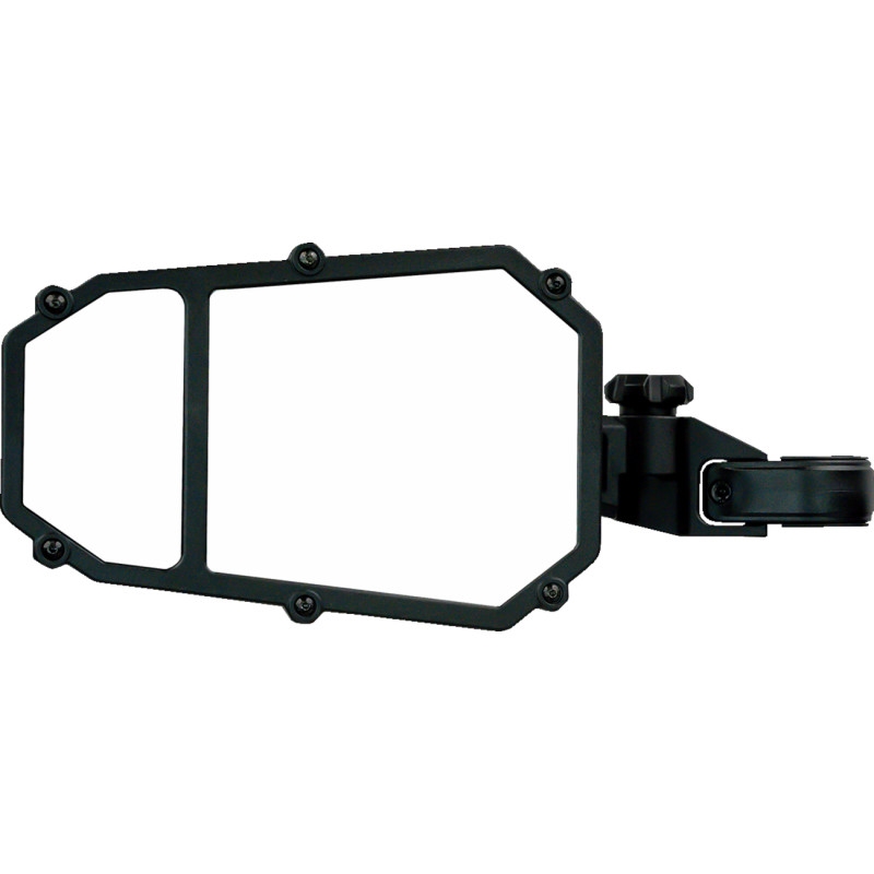 Side View Mirror with Blind Spot - Octagon - Black