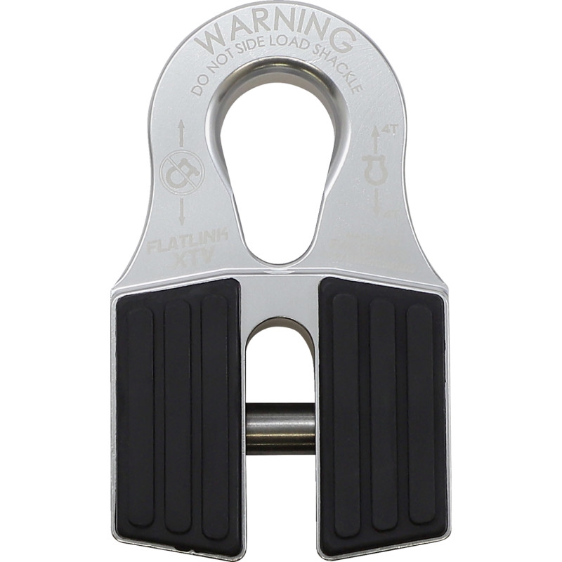 Flatlink XTV Winch Shackle Mount - Silver