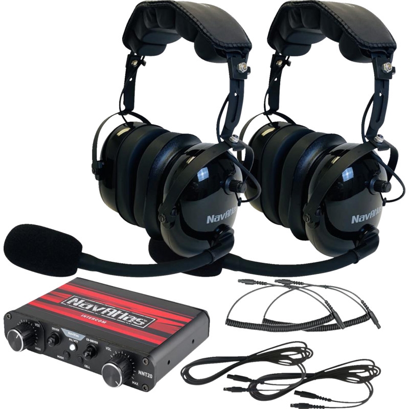 Wide Intercom with Premium Over the Head Headset