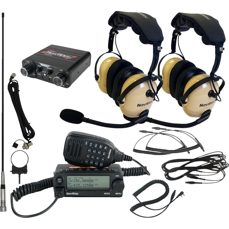 Compact Kit with Over the Head Headset - Two Premium Headsets - Beige