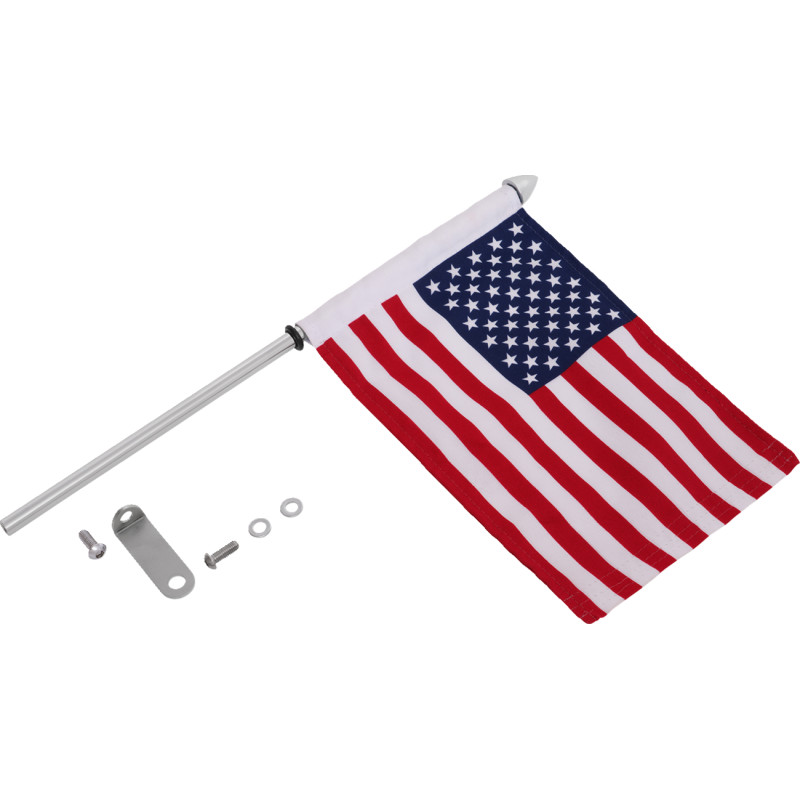 Flag Pole - Chrome