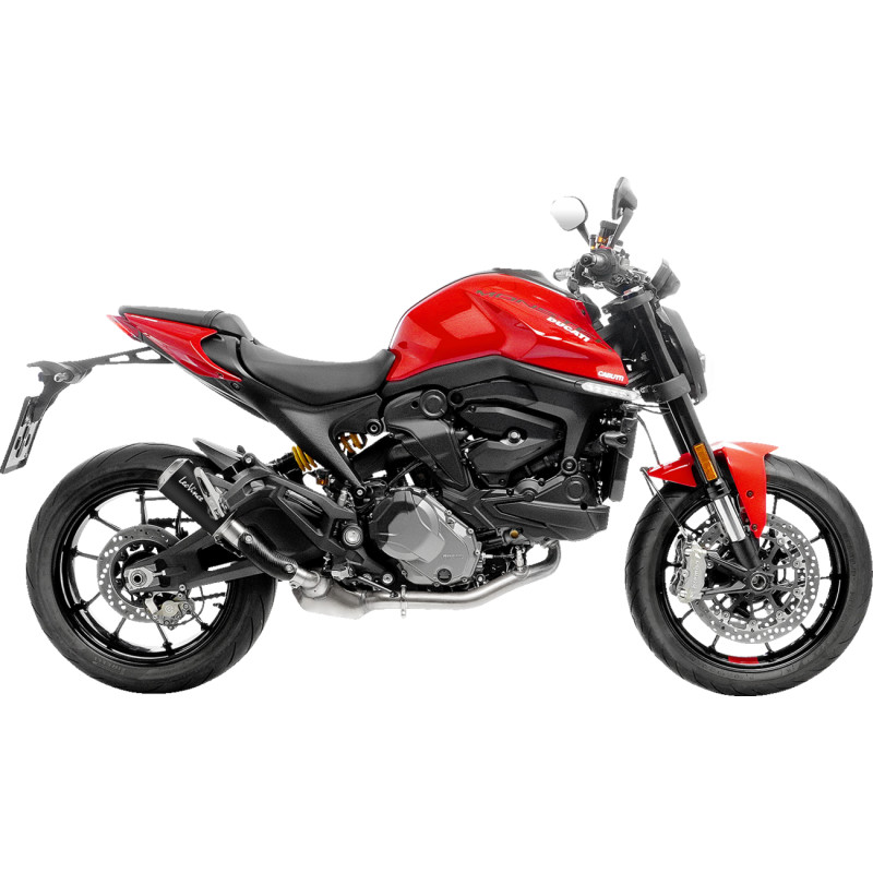 LV-10 Slip On - Black Stainless Muffler